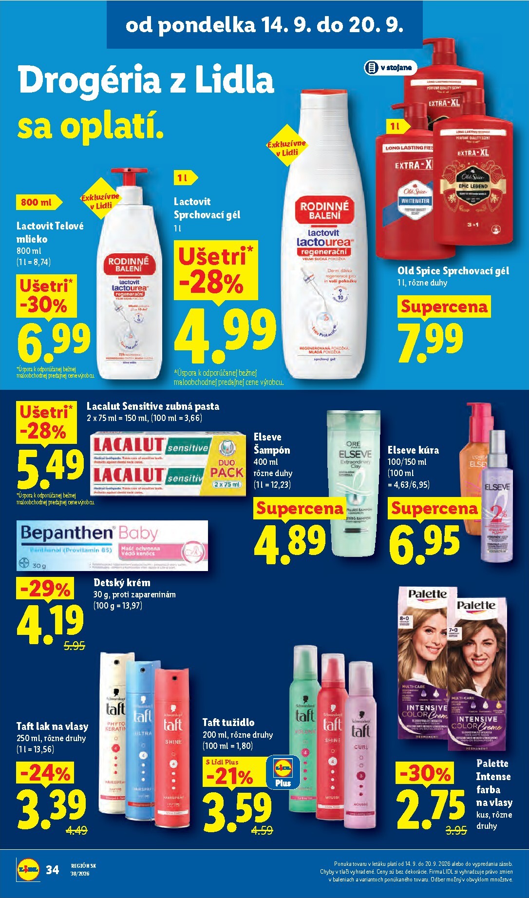 lidl - Nový Lidl leták od pondelka, 14.09.2026 do nedele, 20.09.2026 - page: 46