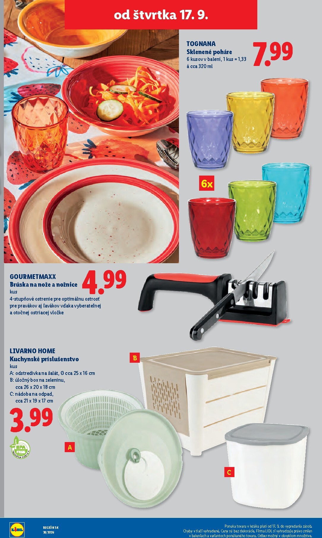 lidl - Nový Lidl leták od pondelka, 14.09.2026 do nedele, 20.09.2026 - page: 96