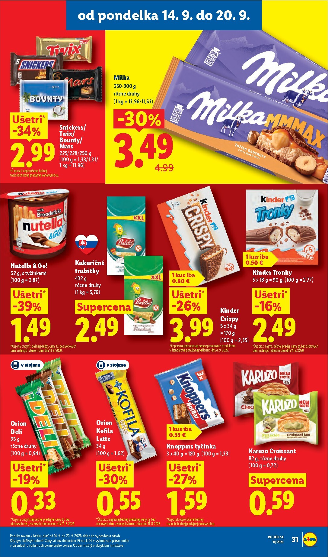 lidl - Nový Lidl leták od pondelka, 14.09.2026 do nedele, 20.09.2026 - page: 43