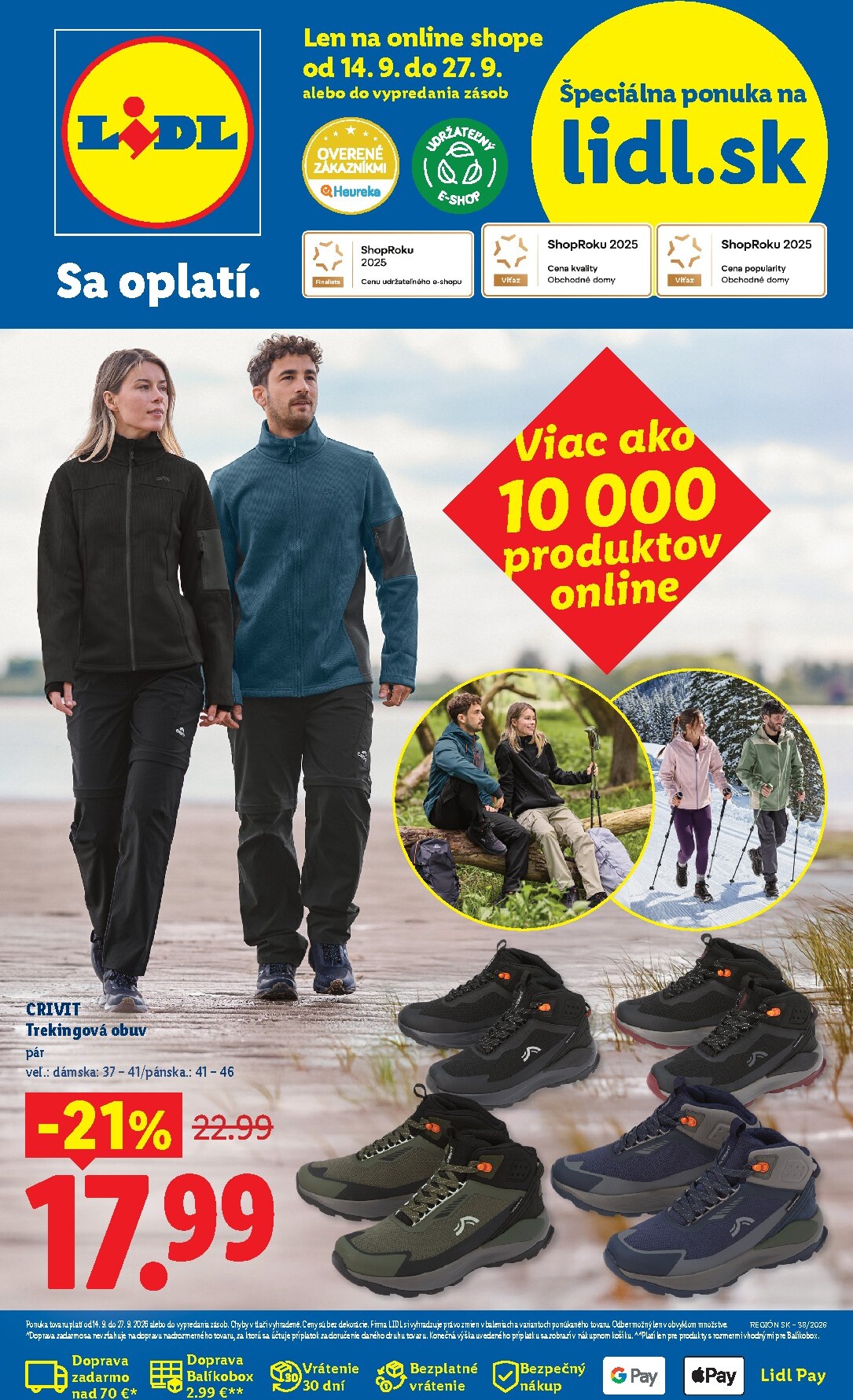 lidl - Aktuálny Lidl - Online magazín leták od pondelka, 14.09.2026 do nedele, 27.09.2026