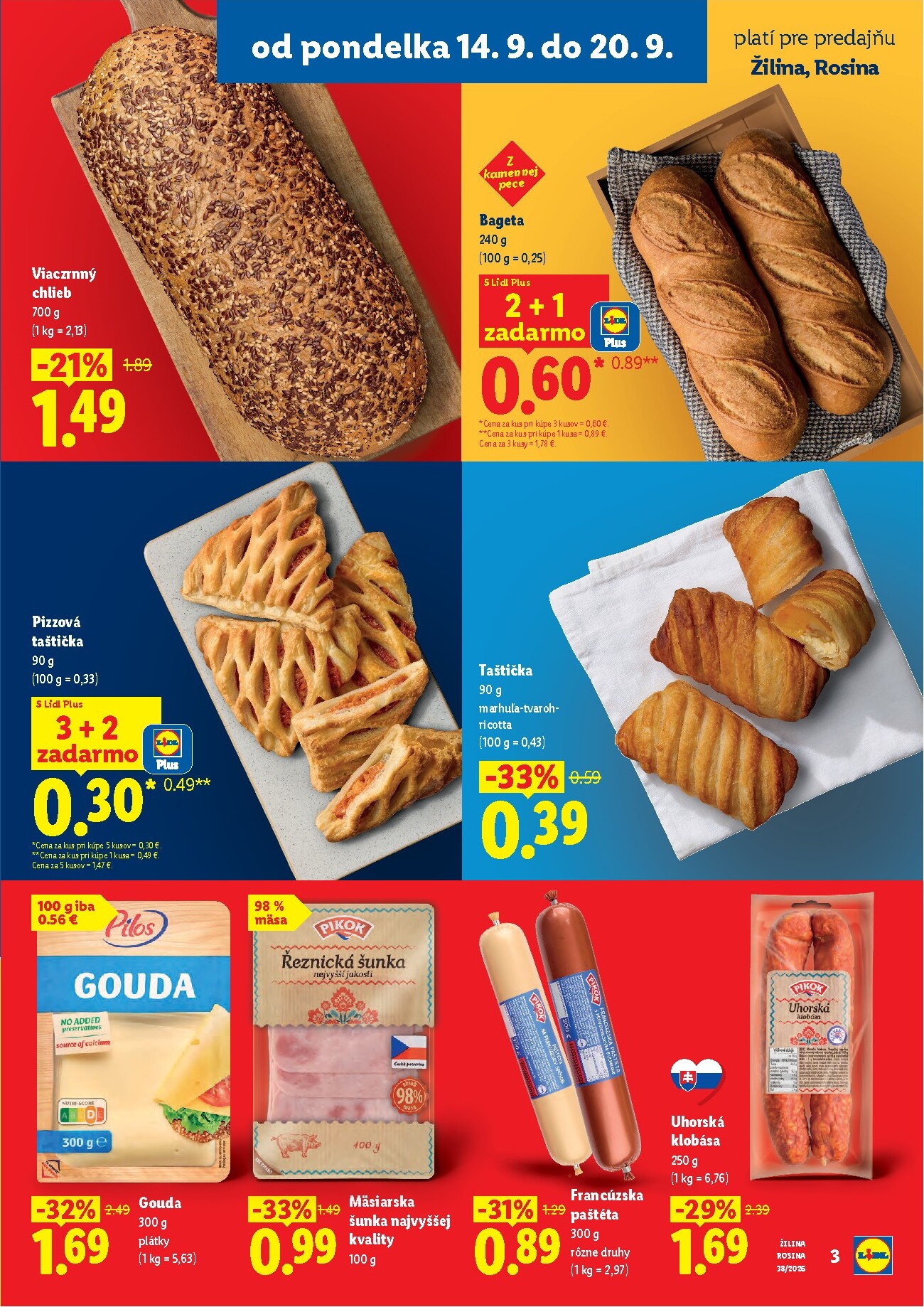lidl - Aktuálny Lidl - Nová predajňa v Žiline leták od pondelka, 14.09.2026 do nedele, 20.09.2026 - page: 3