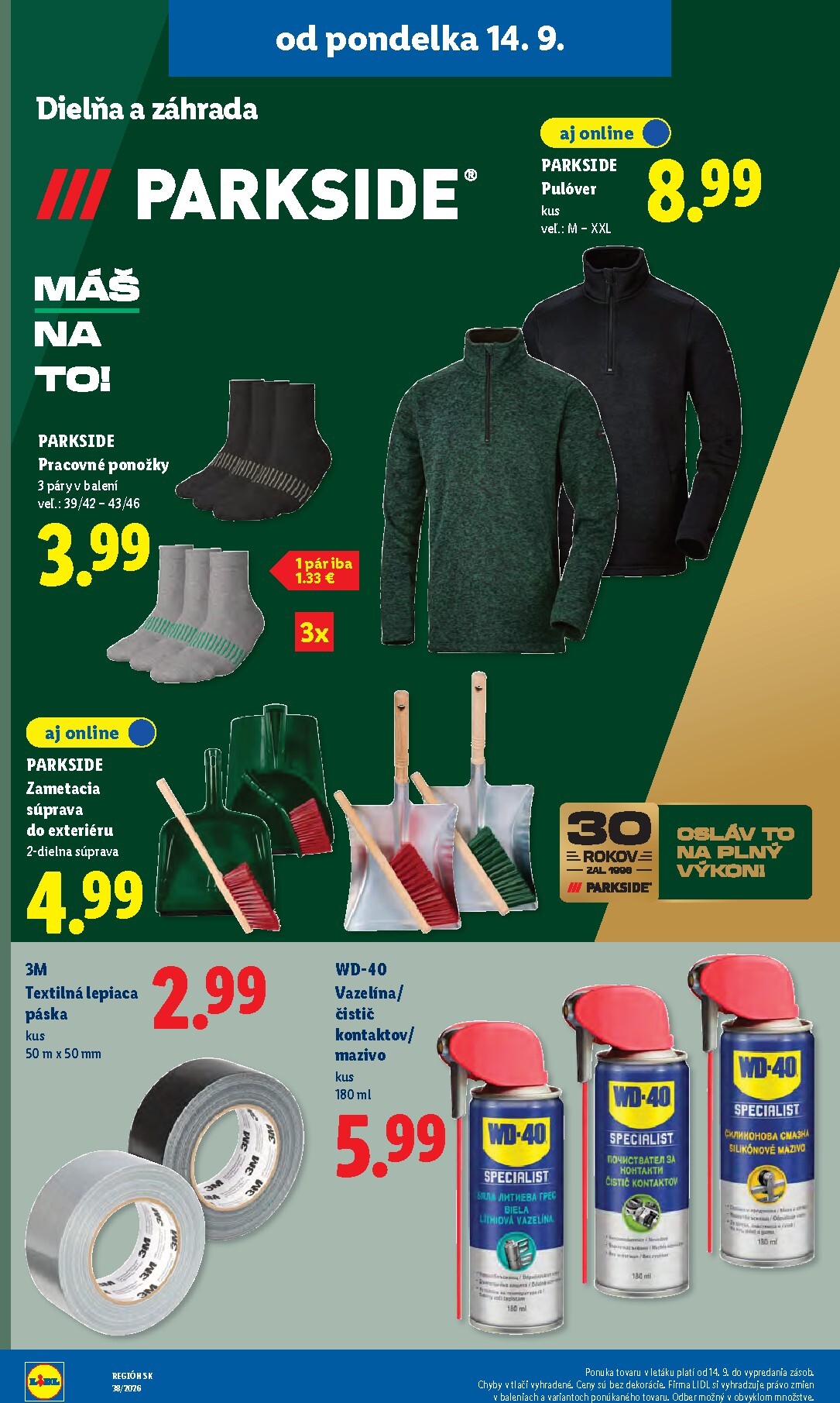 lidl - Aktuálny Lidl leták od pondelka, 14.09.2026 do nedele, 20.09.2026 - page: 66