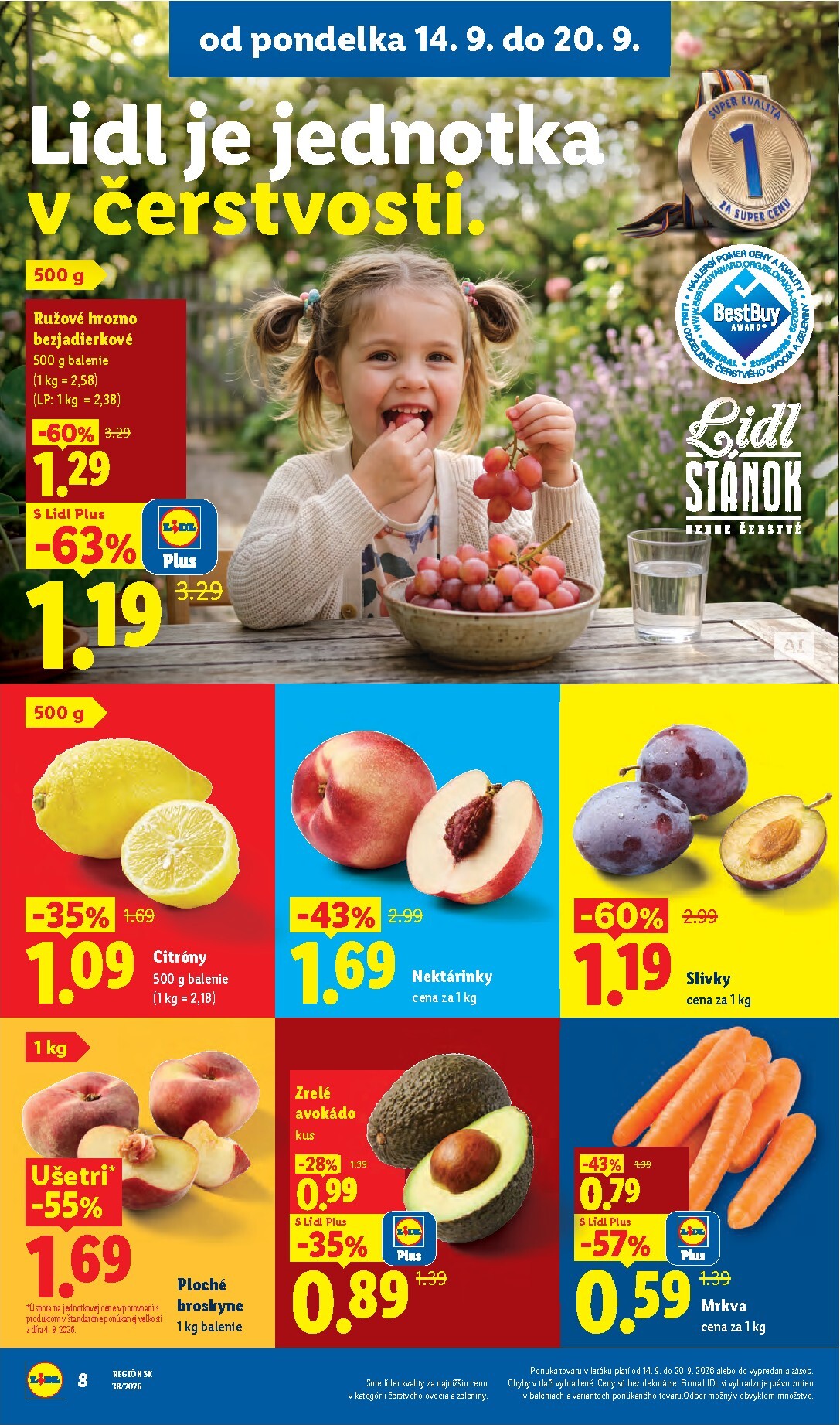 lidl - Aktuálny Lidl leták od pondelka, 14.09.2026 do nedele, 20.09.2026 - page: 20