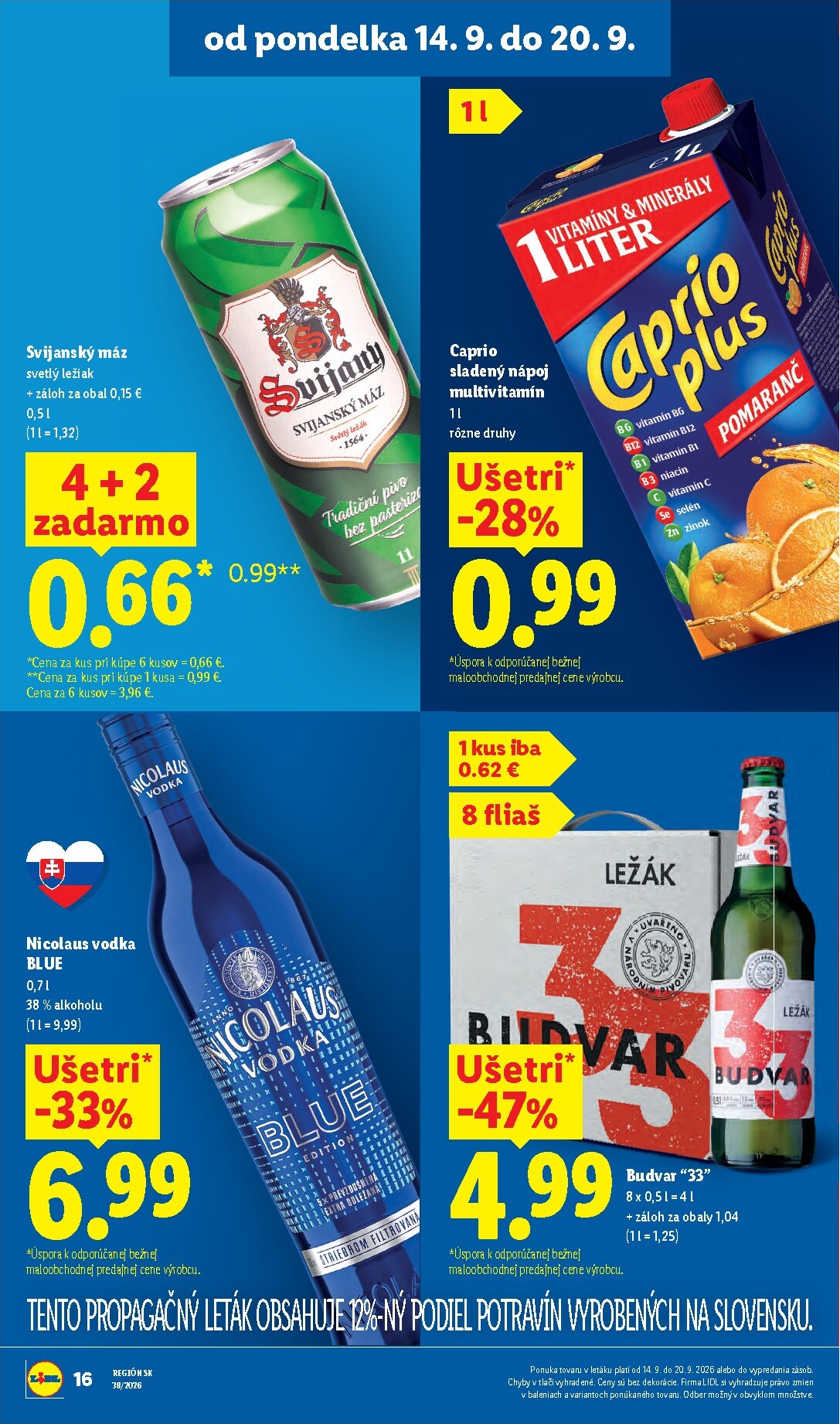 lidl - Aktuálny Lidl leták od pondelka, 14.09.2026 do nedele, 20.09.2026 - page: 28