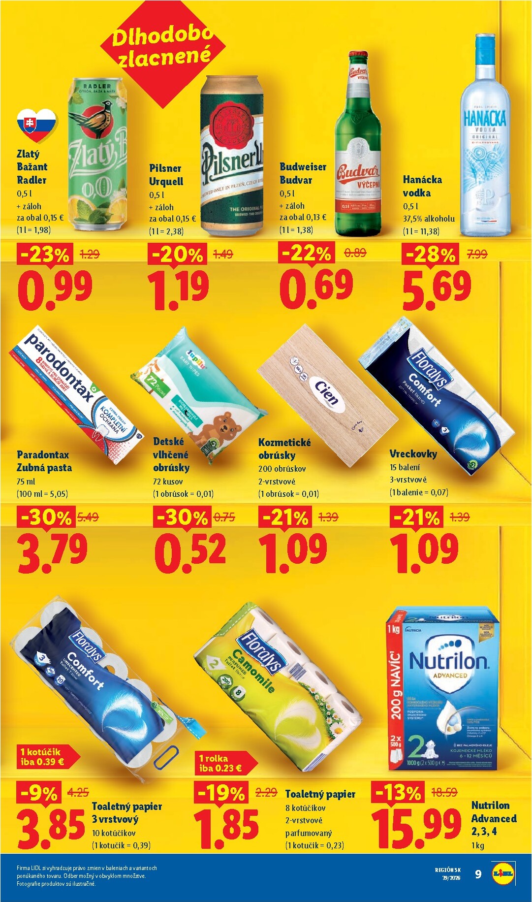 lidl - Aktuálny Lidl leták od pondelka, 14.09.2026 do nedele, 20.09.2026 - page: 9