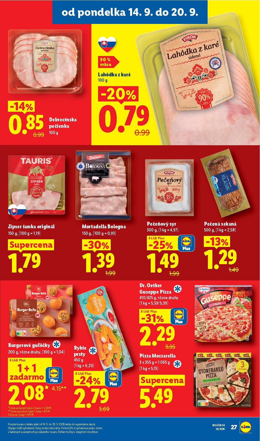 lidl - Aktuálny Lidl leták od pondelka, 14.09.2026 do nedele, 20.09.2026 - page: 43