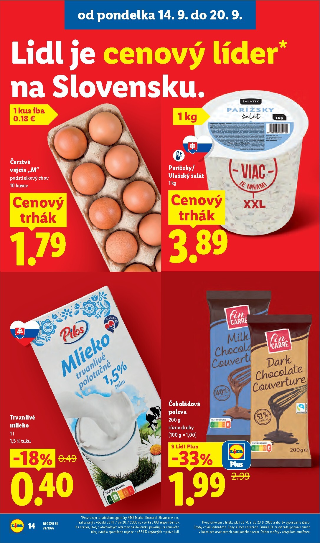lidl - Aktuálny Lidl leták od pondelka, 14.09.2026 do nedele, 20.09.2026 - page: 26