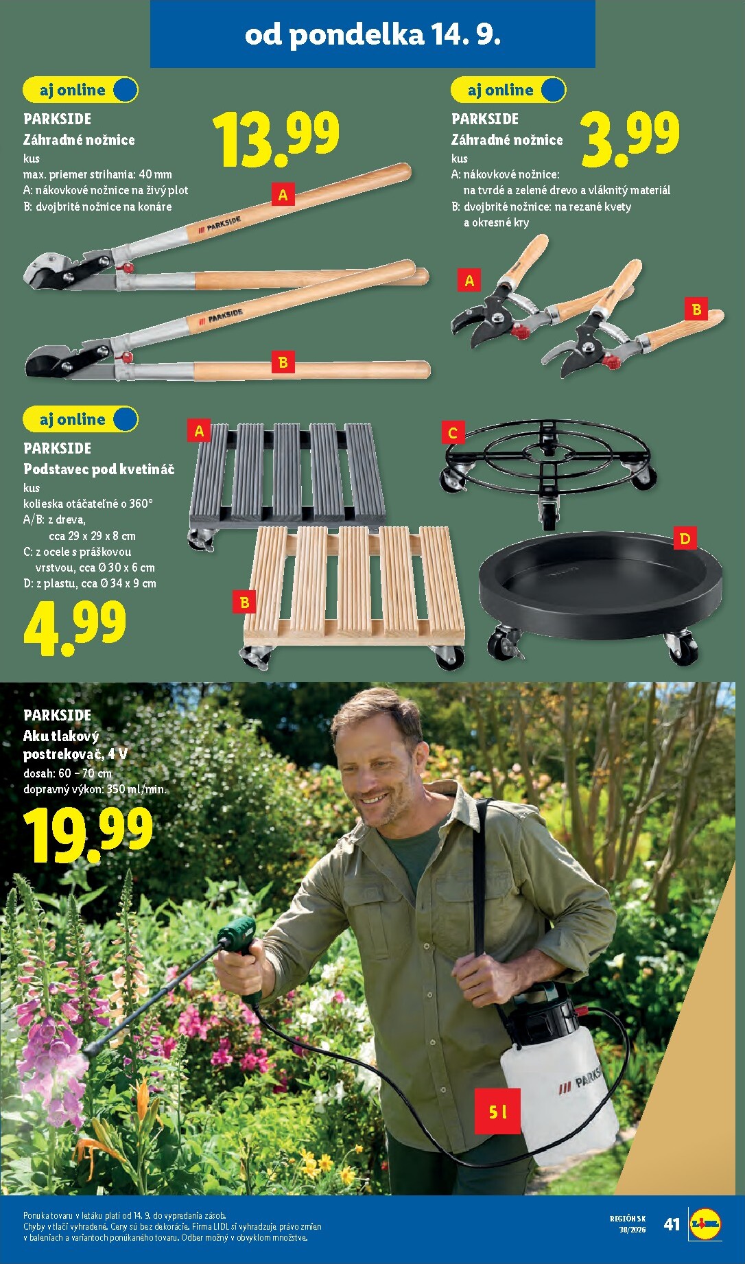 lidl - Aktuálny Lidl leták od pondelka, 14.09.2026 do nedele, 20.09.2026 - page: 65