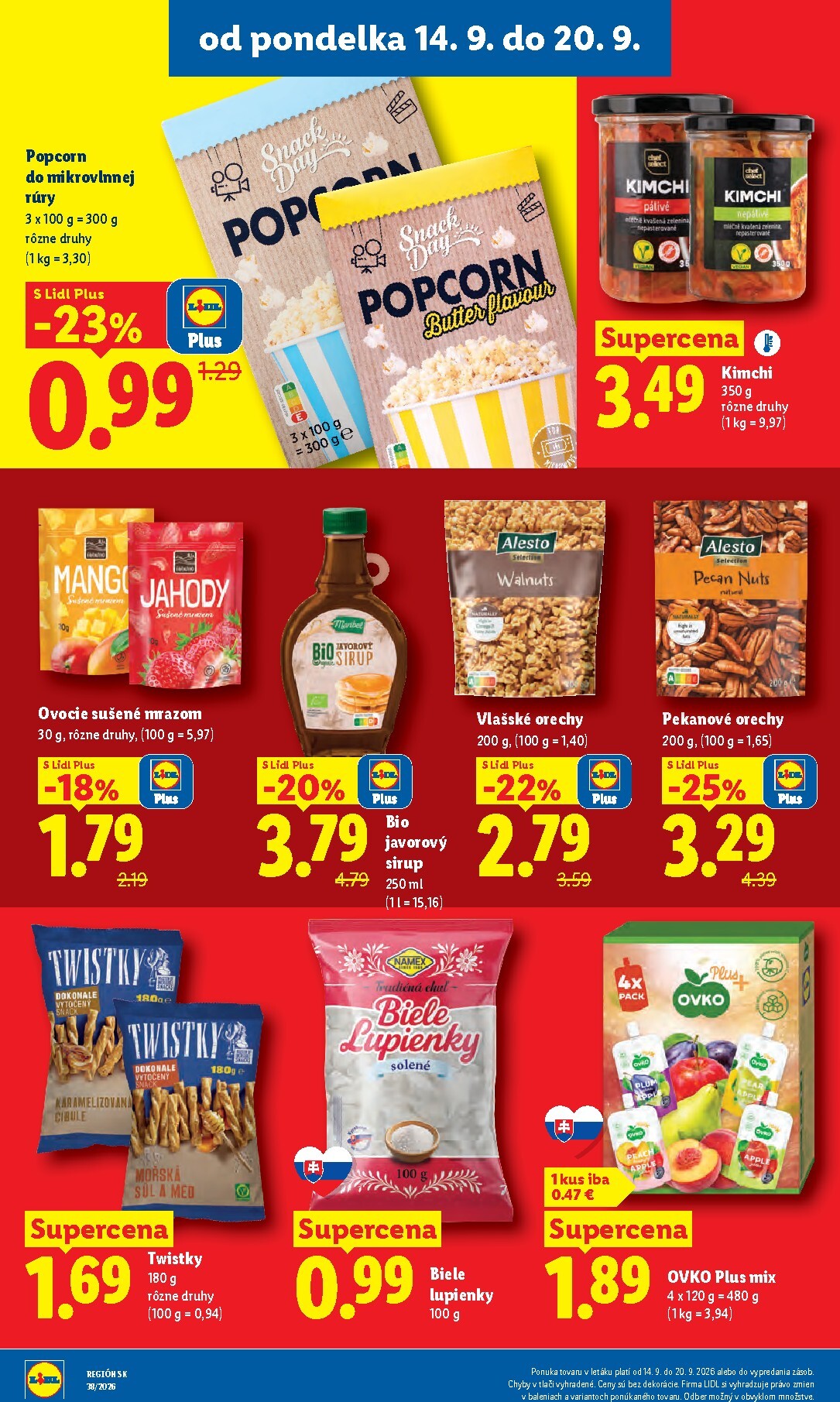 lidl - Aktuálny Lidl leták od pondelka, 14.09.2026 do nedele, 20.09.2026 - page: 46