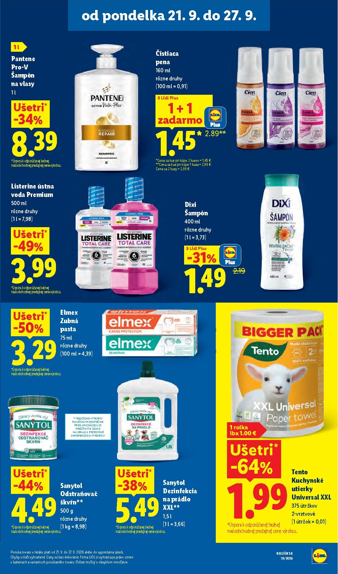 lidl - Nový Lidl leták od pondelka, 21.09.2026 do nedele, 27.09.2026 - page: 45