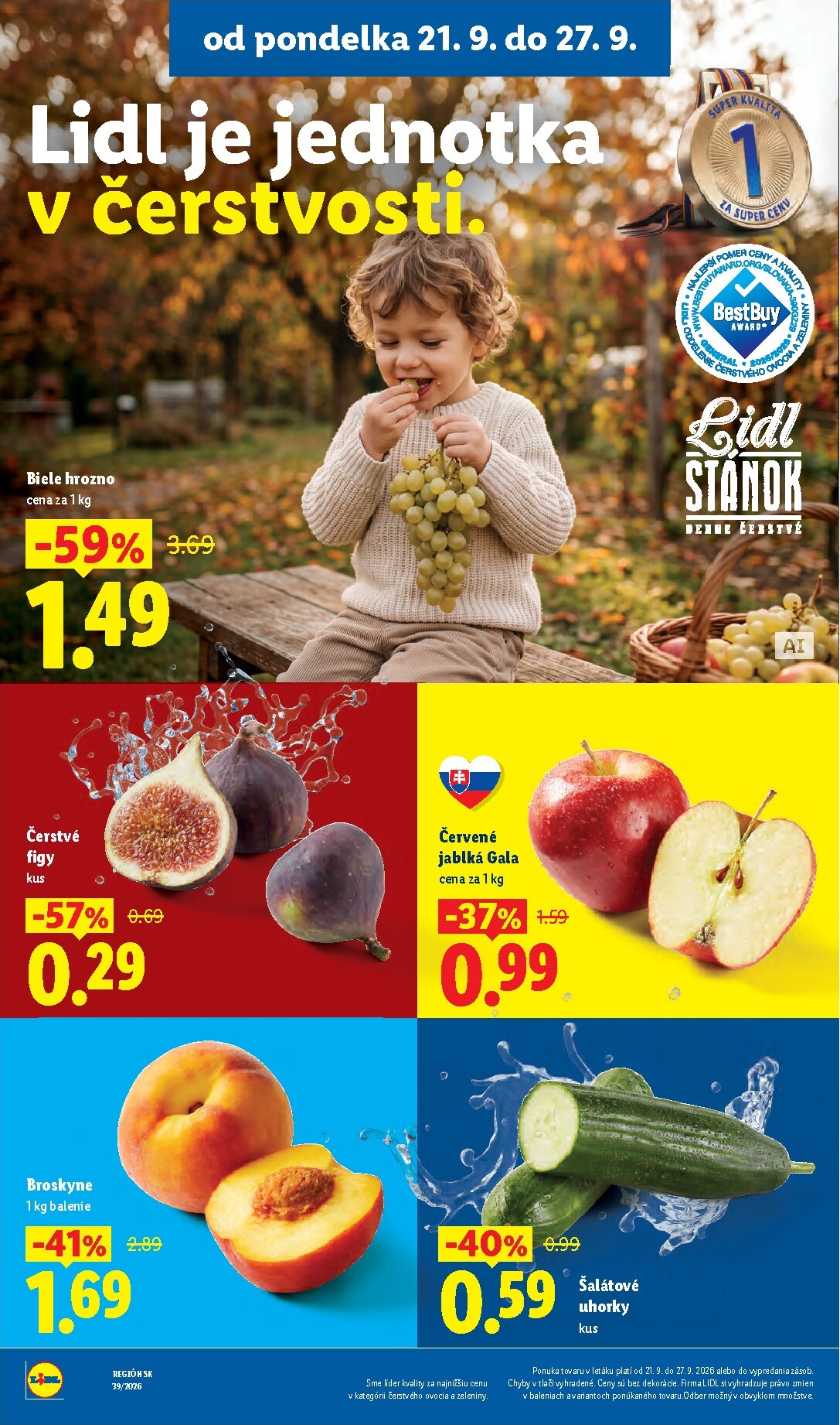 lidl - Nový Lidl leták od pondelka, 21.09.2026 do nedele, 27.09.2026 - page: 20