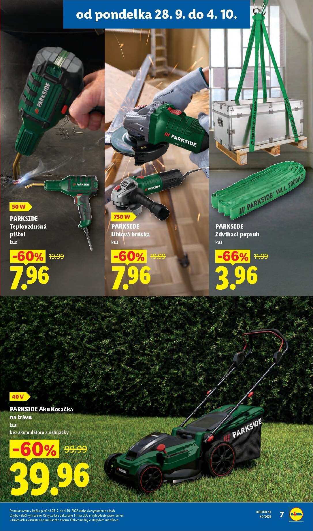 lidl - Nový Lidl - Ešte viac extra akcií leták od pondelka, 28.09.2026 do nedele, 04.10.2026 - page: 7