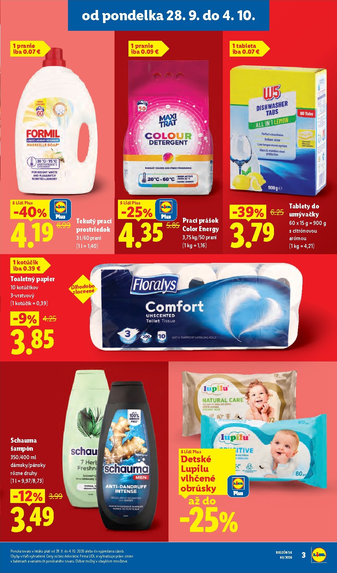 lidl - Nový Lidl - Ešte viac extra akcií leták od pondelka, 28.09.2026 do nedele, 04.10.2026 - page: 3