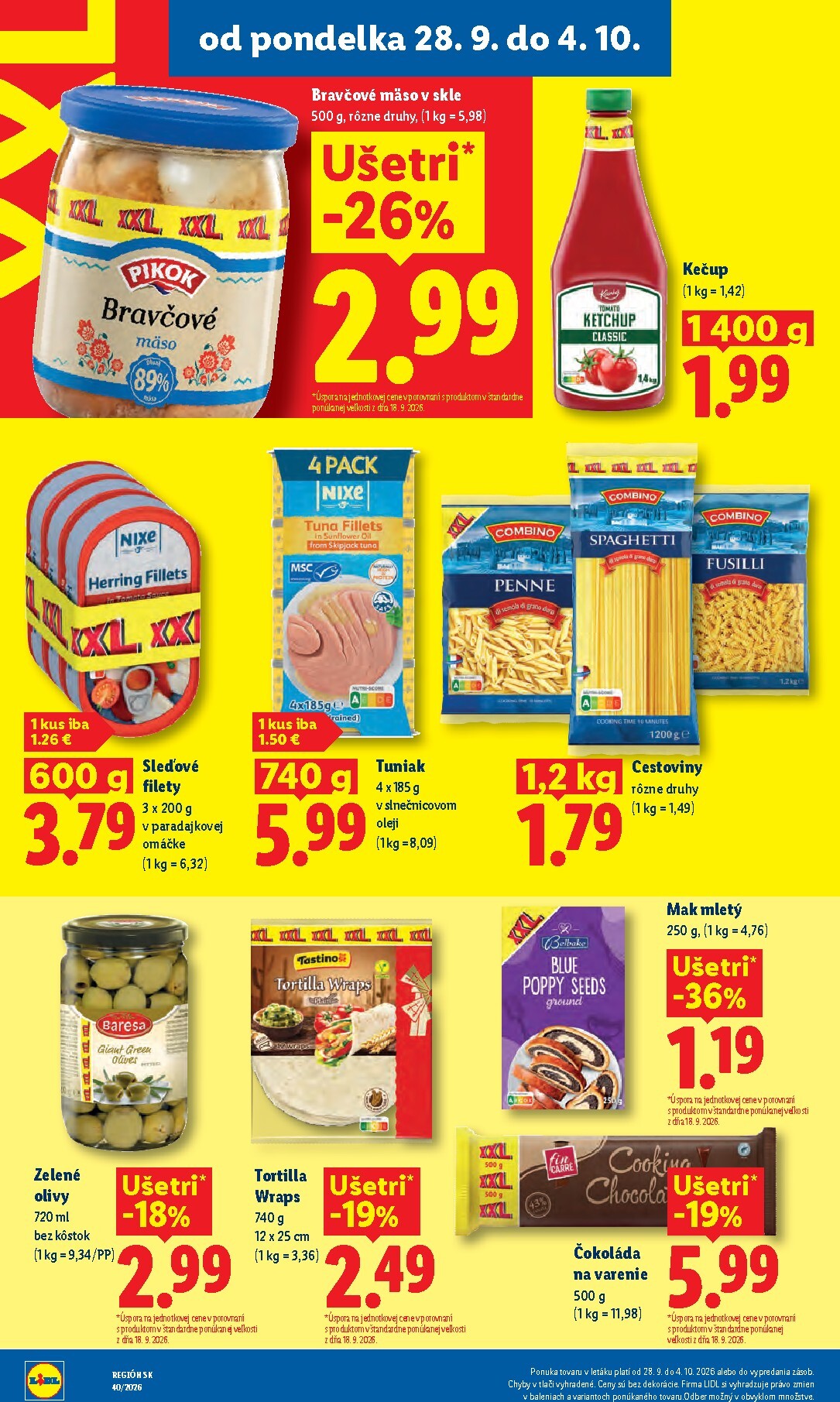lidl - Nový Lidl leták od pondelka, 28.09.2026 do nedele, 04.10.2026 - page: 36