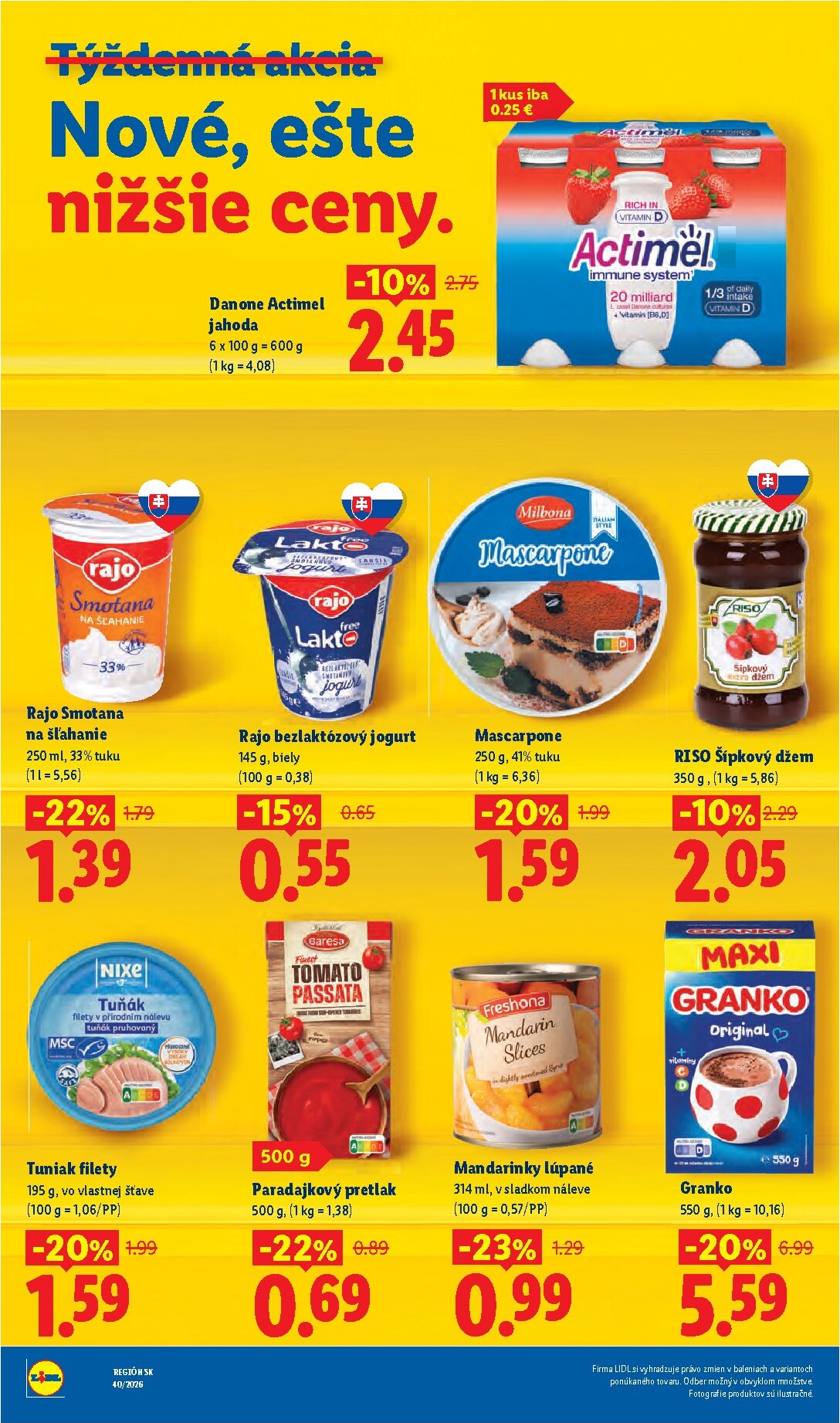 lidl - Nový Lidl leták od pondelka, 28.09.2026 do nedele, 04.10.2026 - page: 6
