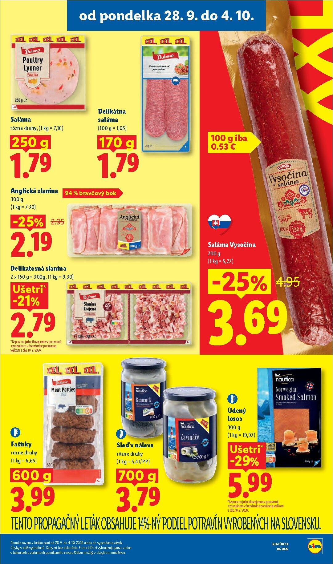lidl - Nový Lidl leták od pondelka, 28.09.2026 do nedele, 04.10.2026 - page: 25