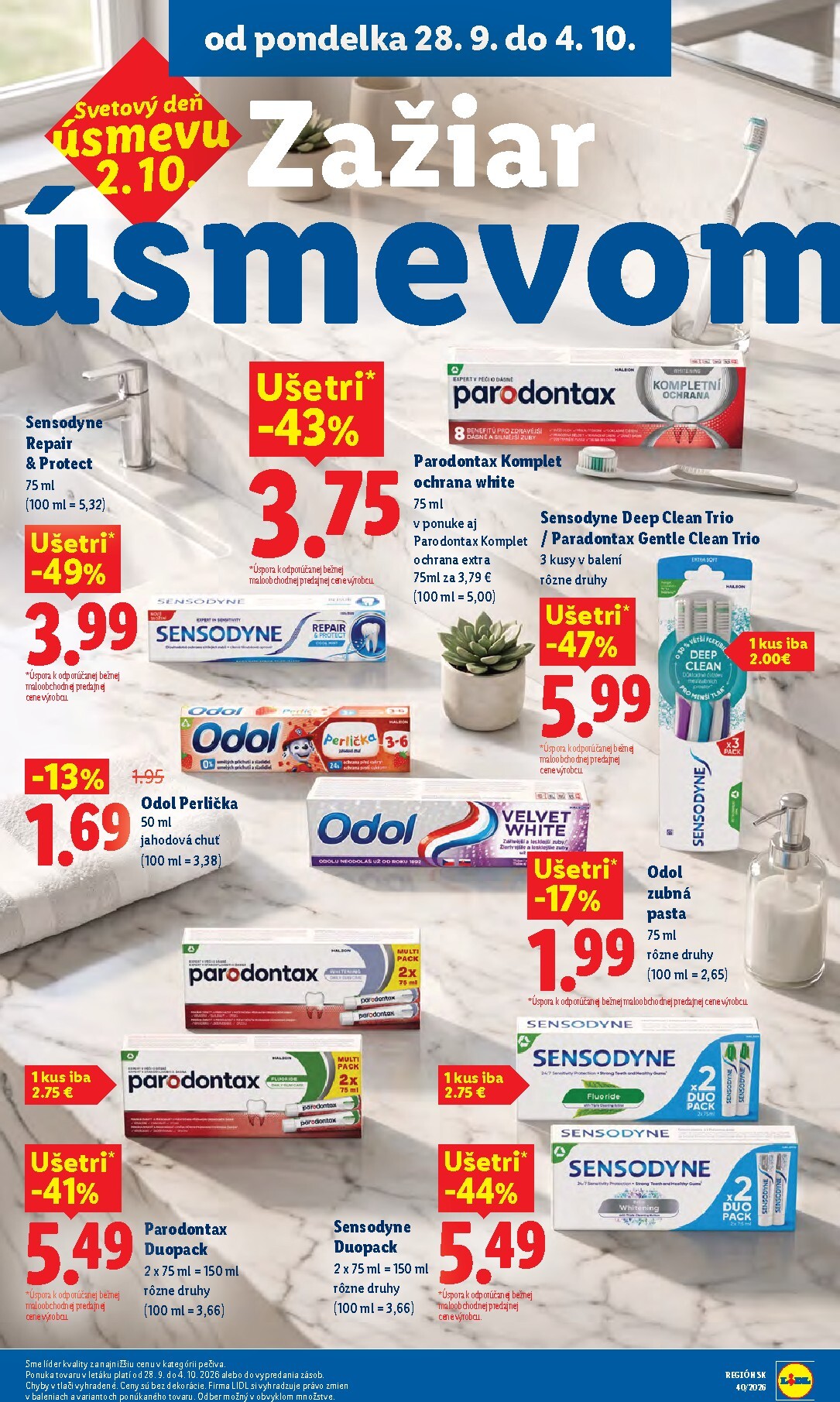 lidl - Nový Lidl leták od pondelka, 28.09.2026 do nedele, 04.10.2026 - page: 45