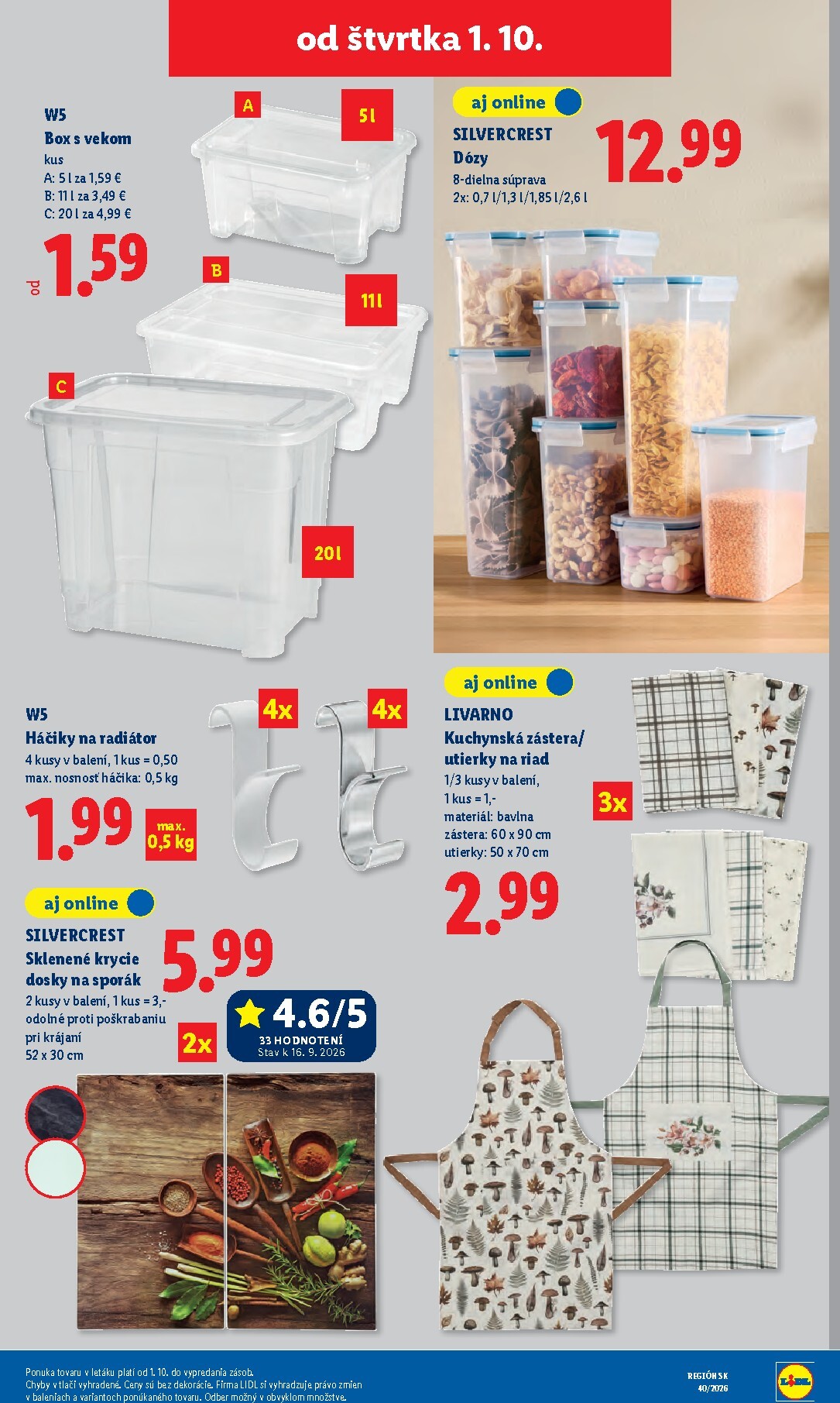 lidl - Nový Lidl leták od pondelka, 28.09.2026 do nedele, 04.10.2026 - page: 91