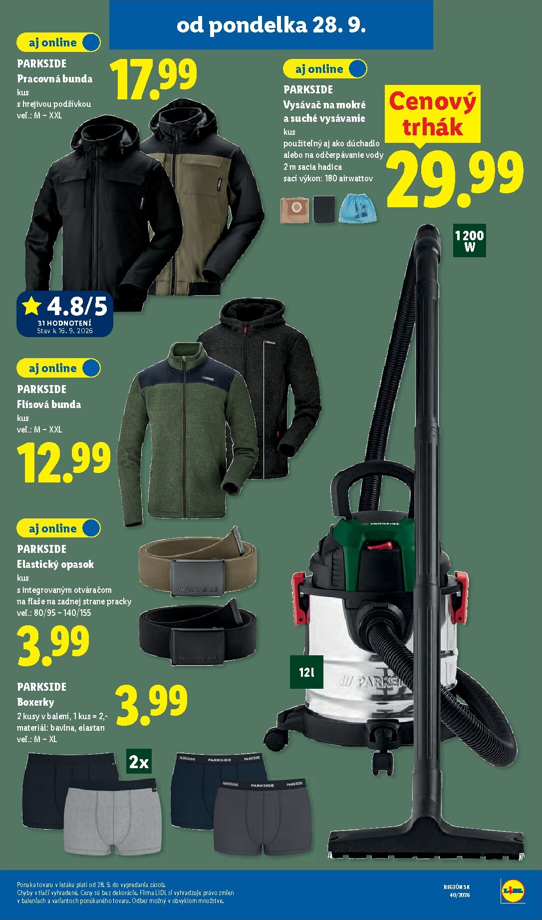 lidl - Nový Lidl leták od pondelka, 28.09.2026 do nedele, 04.10.2026 - page: 55