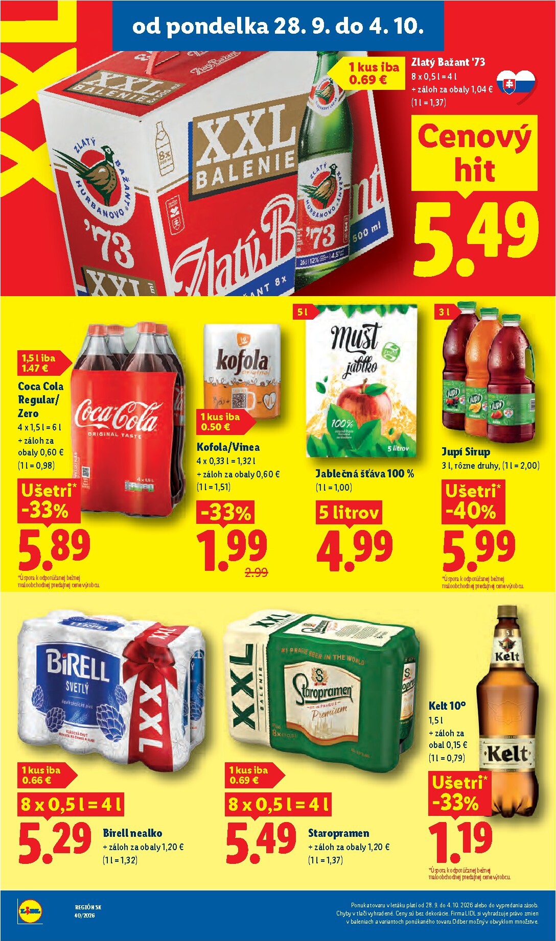 lidl - Nový Lidl leták od pondelka, 28.09.2026 do nedele, 04.10.2026 - page: 37