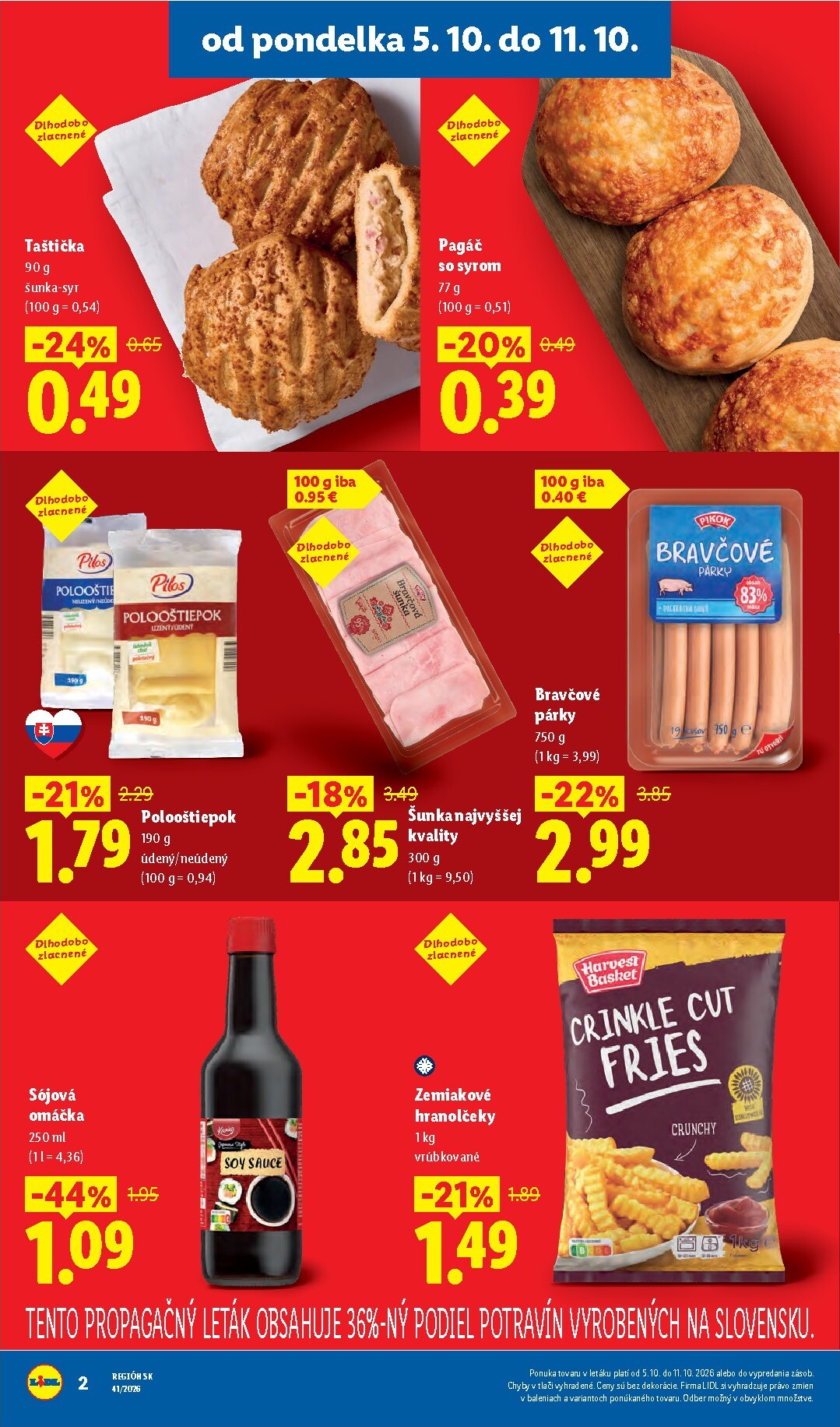 lidl - Nový Lidl - Ešte viac extra akcií leták od pondelka, 05.10.2026 do nedele, 11.10.2026 - page: 2