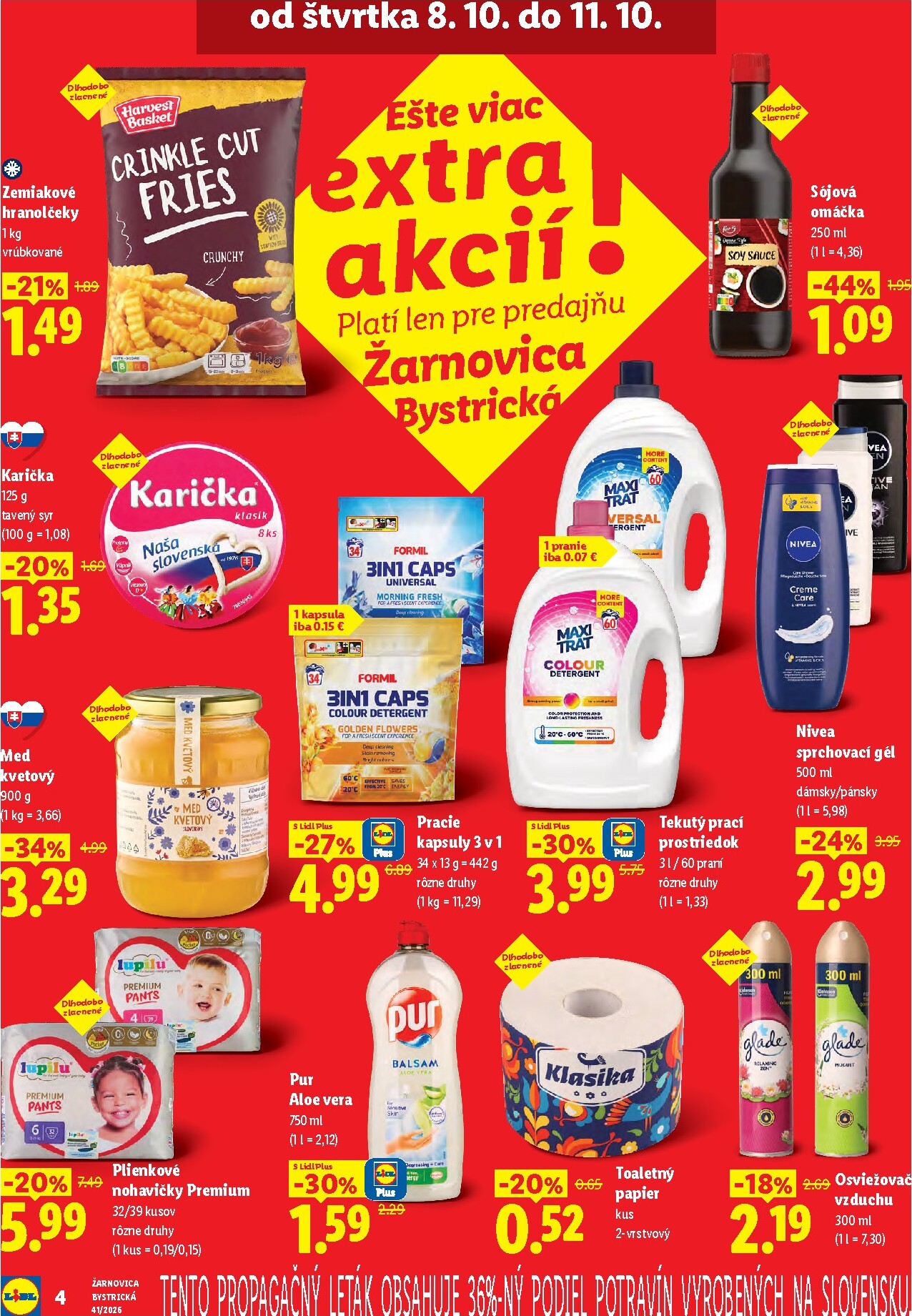 lidl - Nový Lidl - Nová predajňa v Žarnovici leták od štvrtka, 08.10.2026 do nedele, 11.10.2026 - page: 4