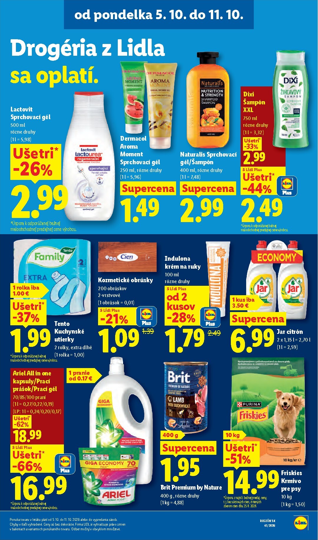 lidl - Aktuálny Lidl leták od pondelka, 05.10.2026 do nedele, 11.10.2026 - page: 44
