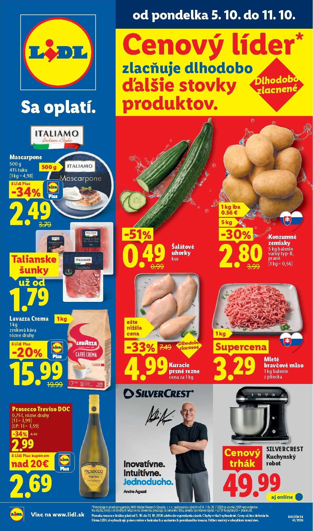lidl - Aktuálny Lidl leták od pondelka, 05.10.2026 do nedele, 11.10.2026