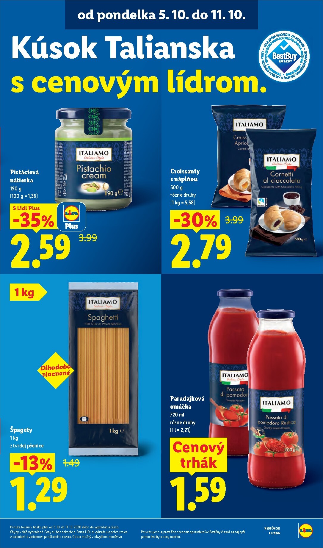 lidl - Aktuálny Lidl leták od pondelka, 05.10.2026 do nedele, 11.10.2026 - page: 21