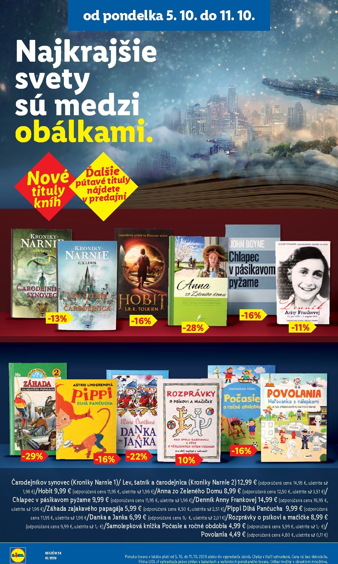 lidl - Aktuálny Lidl leták od pondelka, 05.10.2026 do nedele, 11.10.2026 - page: 62