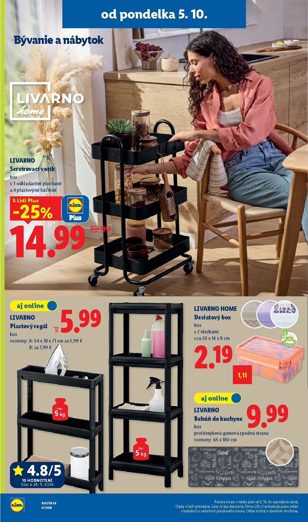 lidl - Aktuálny Lidl leták od pondelka, 05.10.2026 do nedele, 11.10.2026 - page: 54