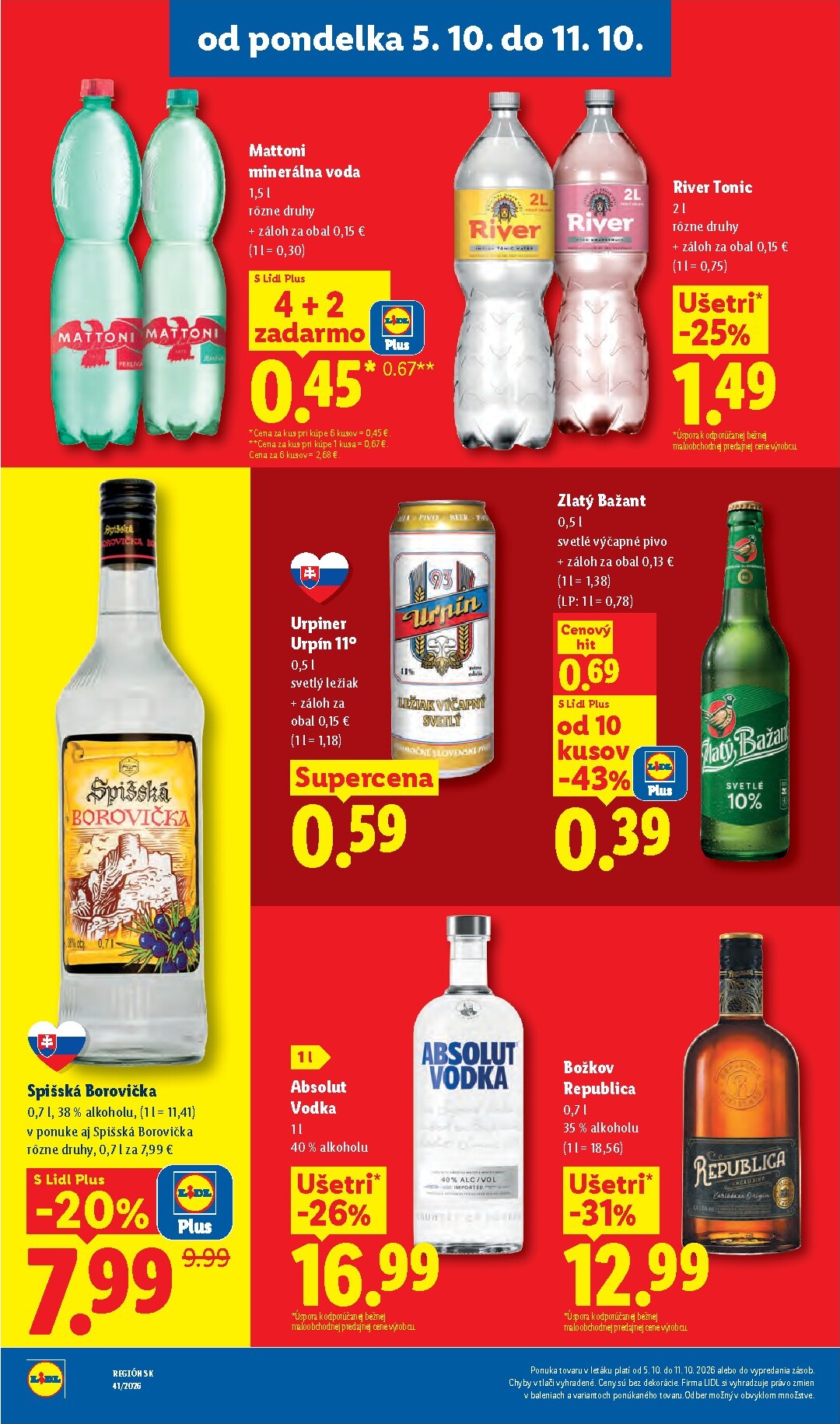 lidl - Aktuálny Lidl leták od pondelka, 05.10.2026 do nedele, 11.10.2026 - page: 41