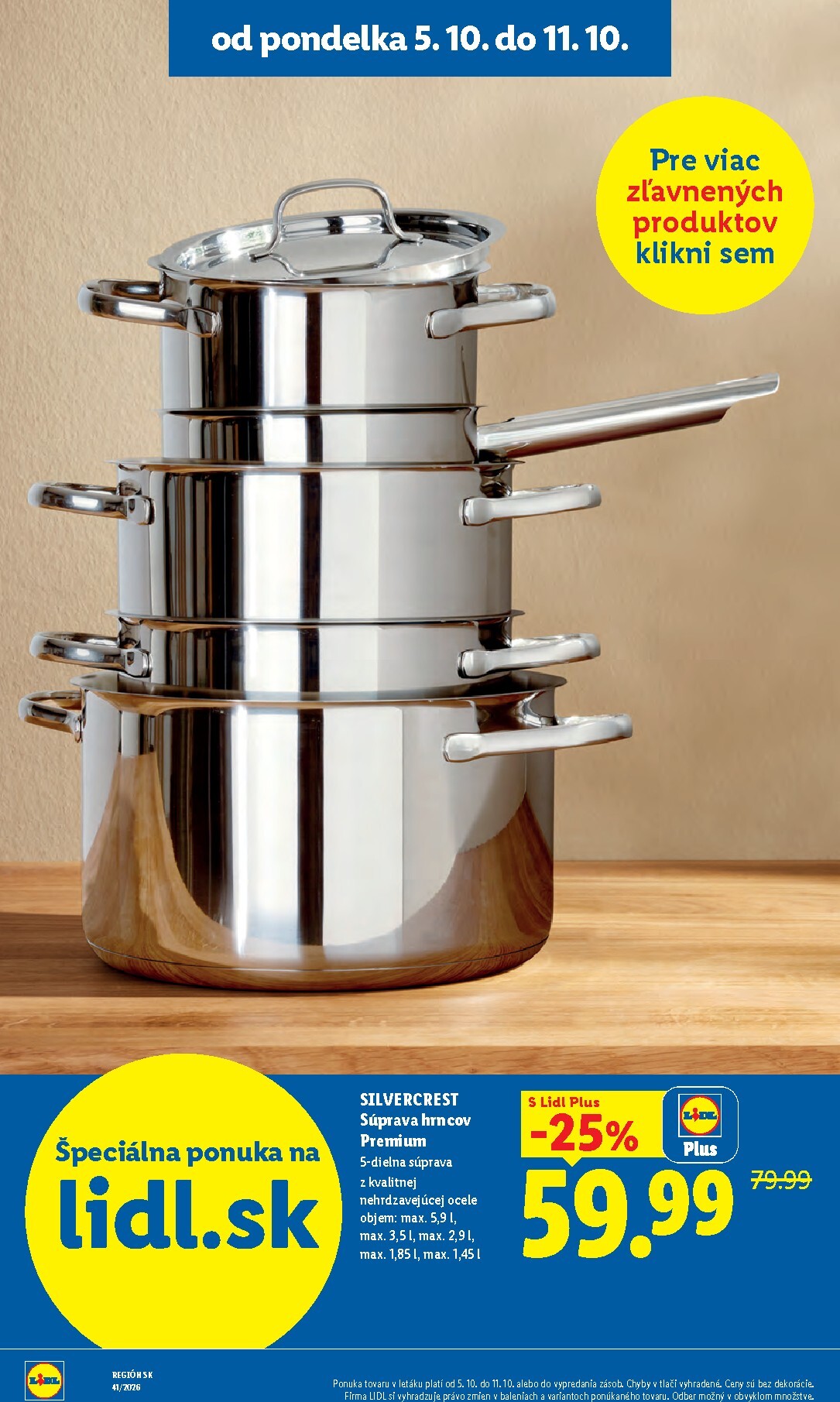 lidl - Aktuálny Lidl leták od pondelka, 05.10.2026 do nedele, 11.10.2026 - page: 48