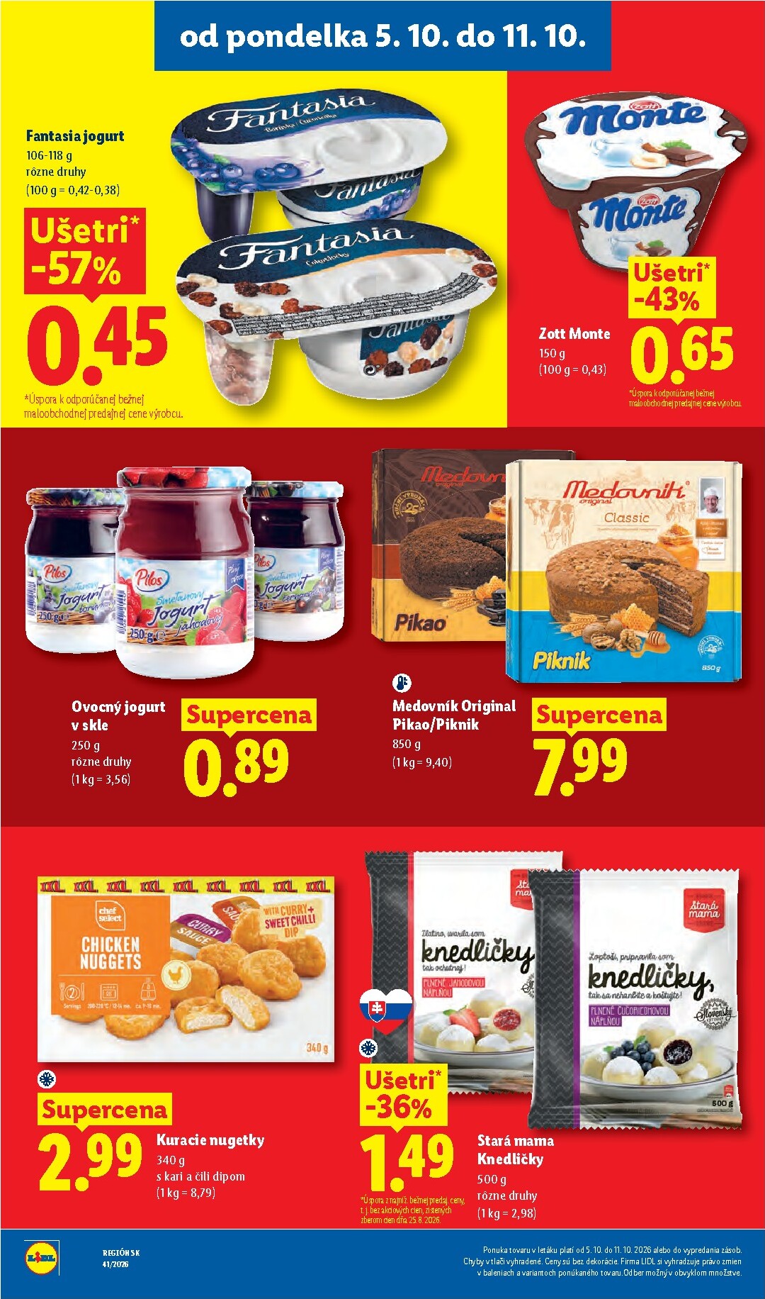 lidl - Aktuálny Lidl leták od pondelka, 05.10.2026 do nedele, 11.10.2026 - page: 38