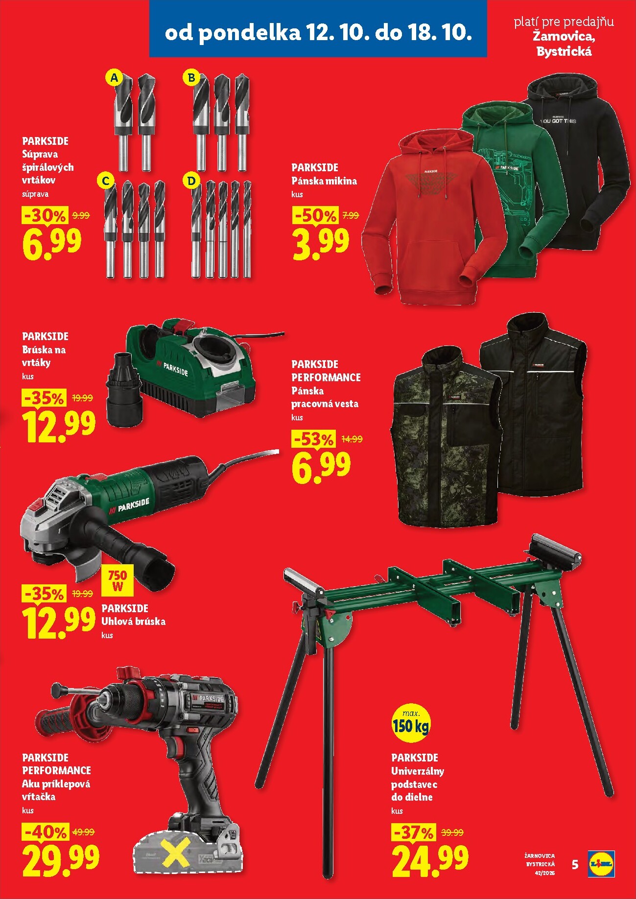 lidl - Nový Lidl - Nová predajňa v Žarnovici leták od pondelka, 12.10.2026 do nedele, 18.10.2026 - page: 5