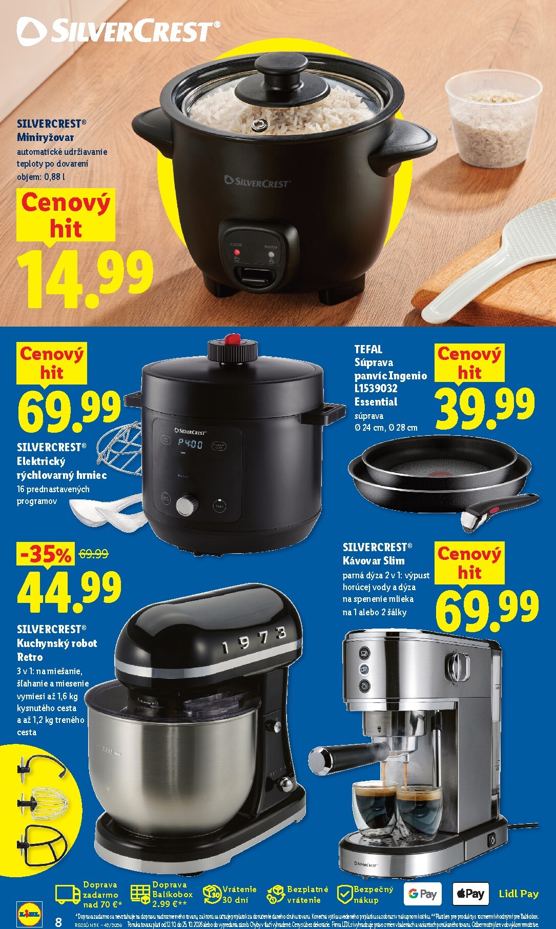 lidl - Aktuálny Lidl - Online magazín leták od pondelka, 12.10.2026 do nedele, 25.10.2026 - page: 8