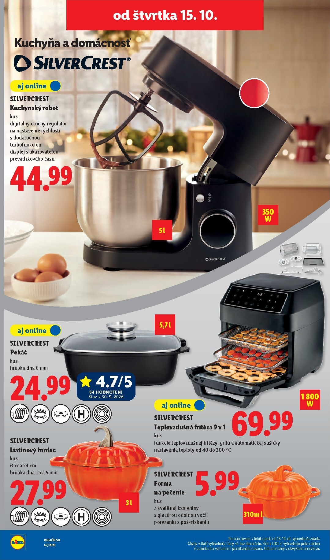 lidl - Aktuálny Lidl leták od pondelka, 12.10.2026 do nedele, 18.10.2026 - page: 116