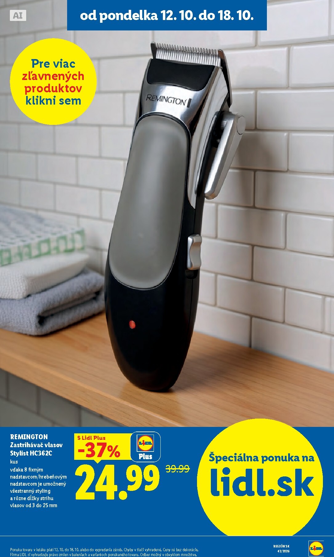 lidl - Aktuálny Lidl leták od pondelka, 12.10.2026 do nedele, 18.10.2026 - page: 81