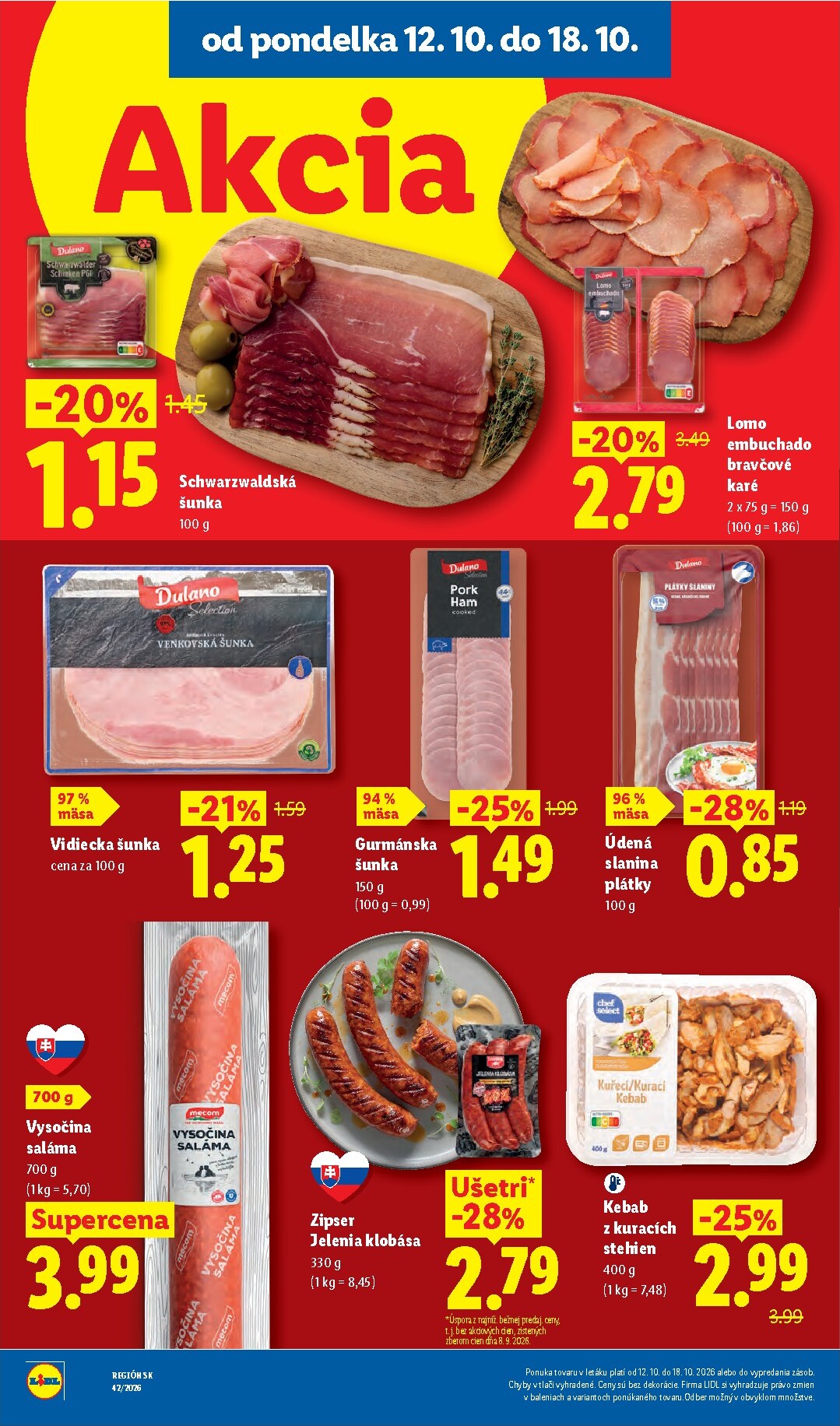 lidl - Aktuálny Lidl leták od pondelka, 12.10.2026 do nedele, 18.10.2026 - page: 50