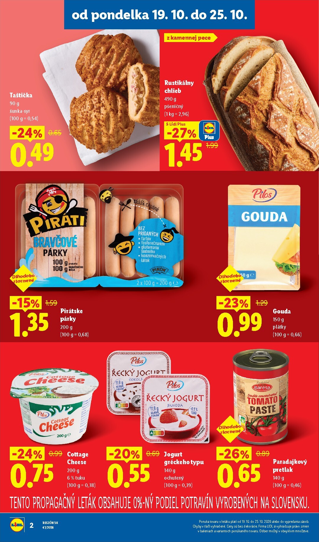 lidl - Nový Lidl - Ešte viac extra akcií leták od pondelka, 19.10.2026 do nedele, 25.10.2026 - page: 2