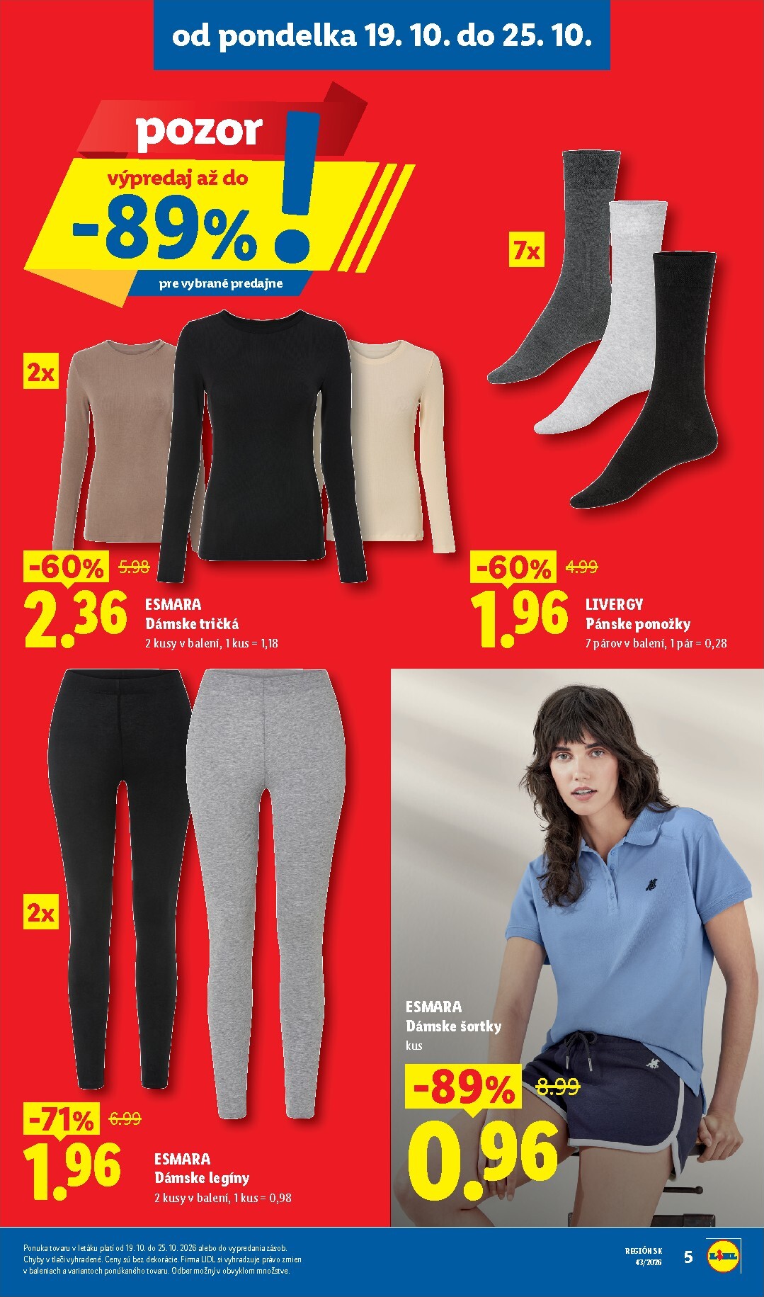 lidl - Nový Lidl - Ešte viac extra akcií leták od pondelka, 19.10.2026 do nedele, 25.10.2026 - page: 5