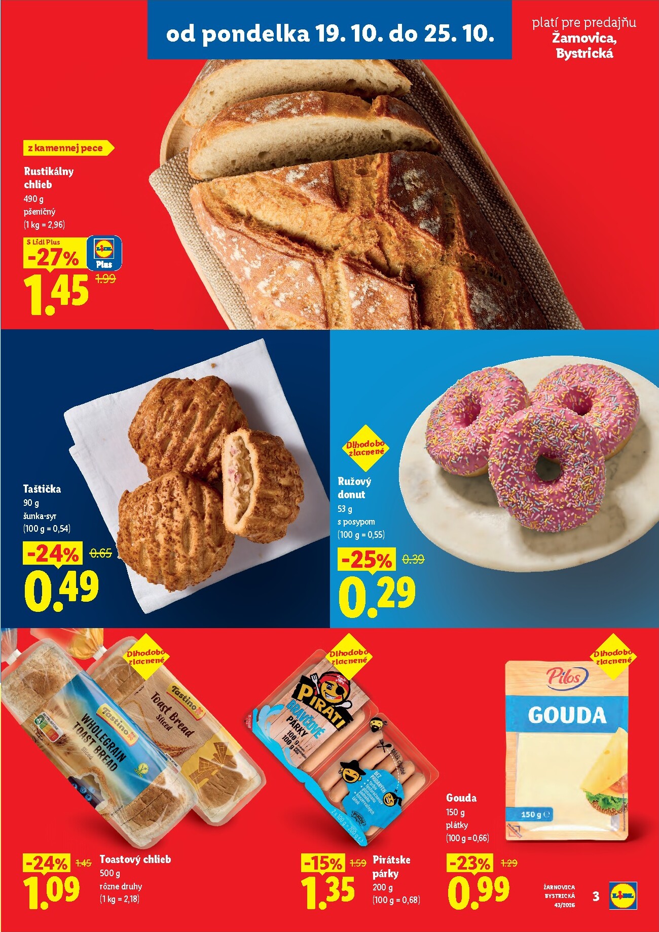 lidl - Nový Lidl - Nová predajňa v Žarnovici leták od pondelka, 19.10.2026 do nedele, 25.10.2026 - page: 3