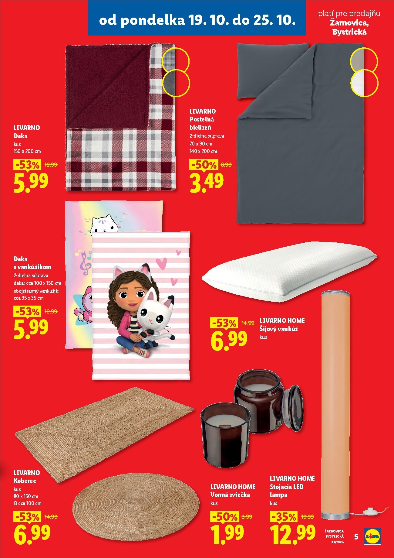 lidl - Nový Lidl - Nová predajňa v Žarnovici leták od pondelka, 19.10.2026 do nedele, 25.10.2026 - page: 5