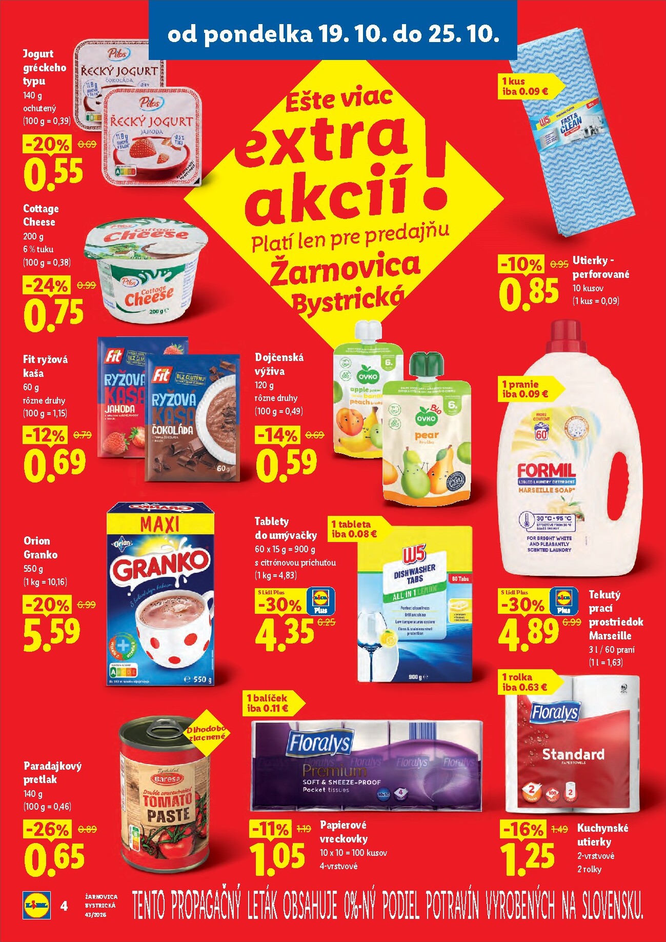 lidl - Nový Lidl - Nová predajňa v Žarnovici leták od pondelka, 19.10.2026 do nedele, 25.10.2026 - page: 4