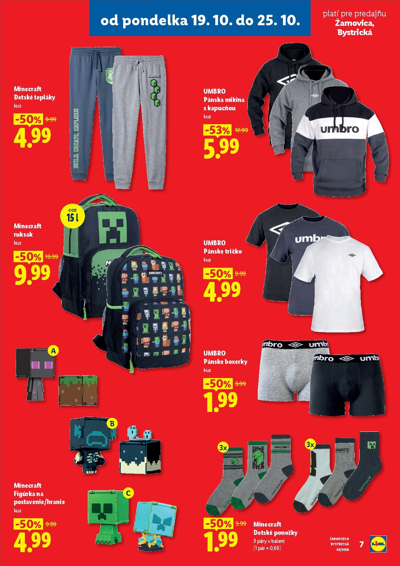 lidl - Nový Lidl - Nová predajňa v Žarnovici leták od pondelka, 19.10.2026 do nedele, 25.10.2026 - page: 7