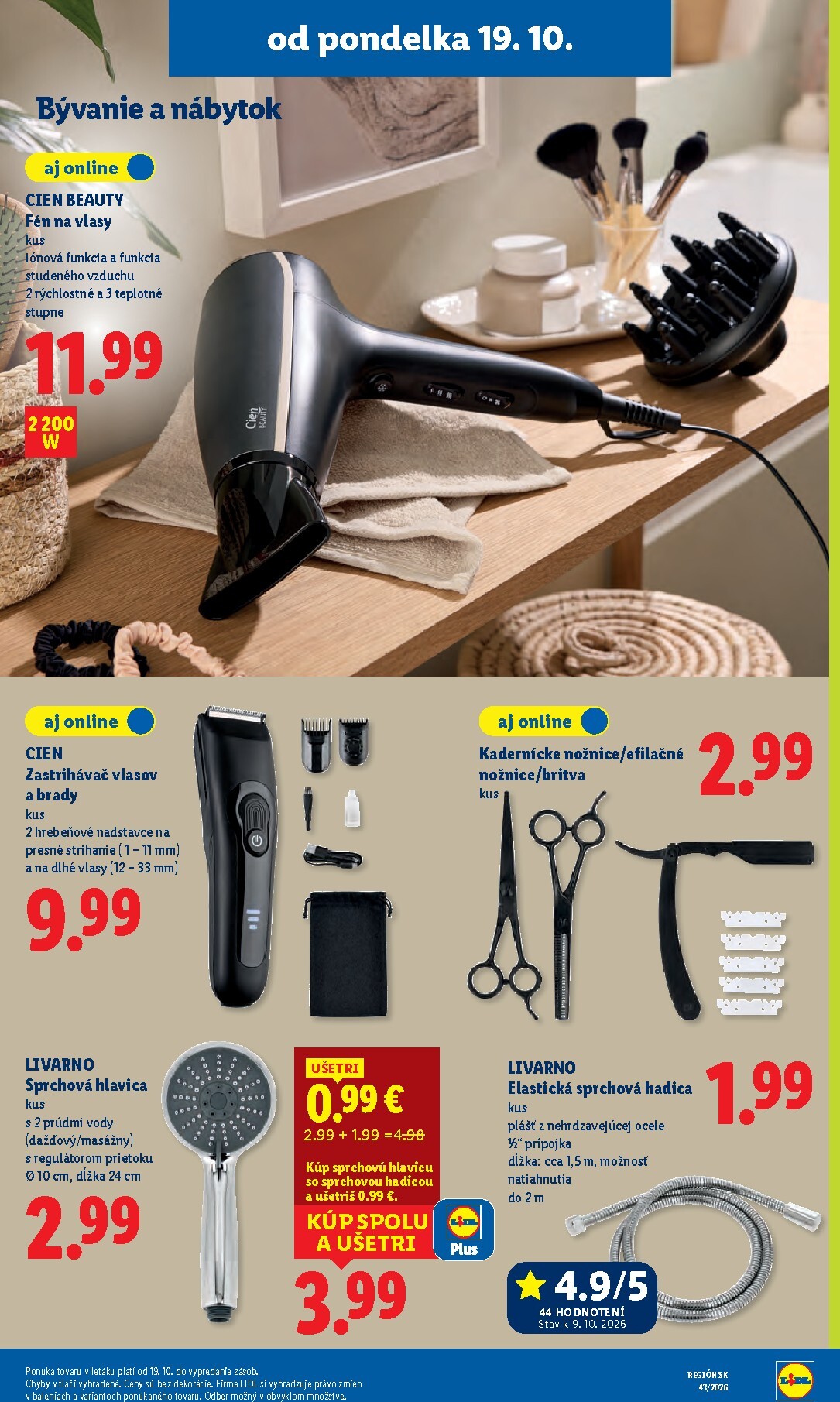 lidl - Nový Lidl leták od pondelka, 19.10.2026 do nedele, 25.10.2026 - page: 63