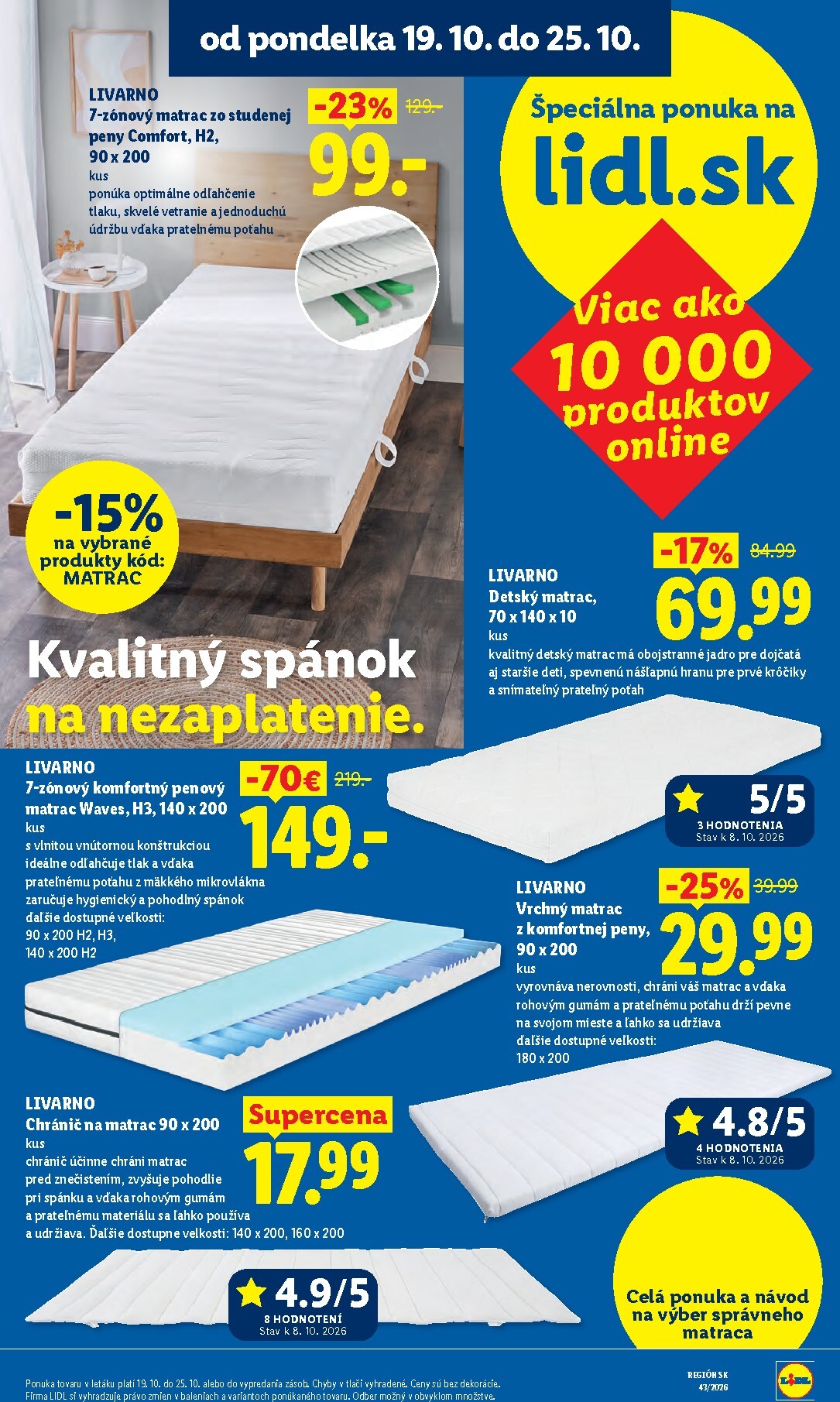 lidl - Nový Lidl leták od pondelka, 19.10.2026 do nedele, 25.10.2026 - page: 10