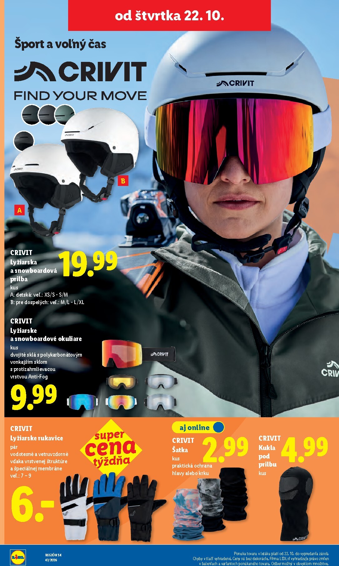 lidl - Nový Lidl leták od pondelka, 19.10.2026 do nedele, 25.10.2026 - page: 110
