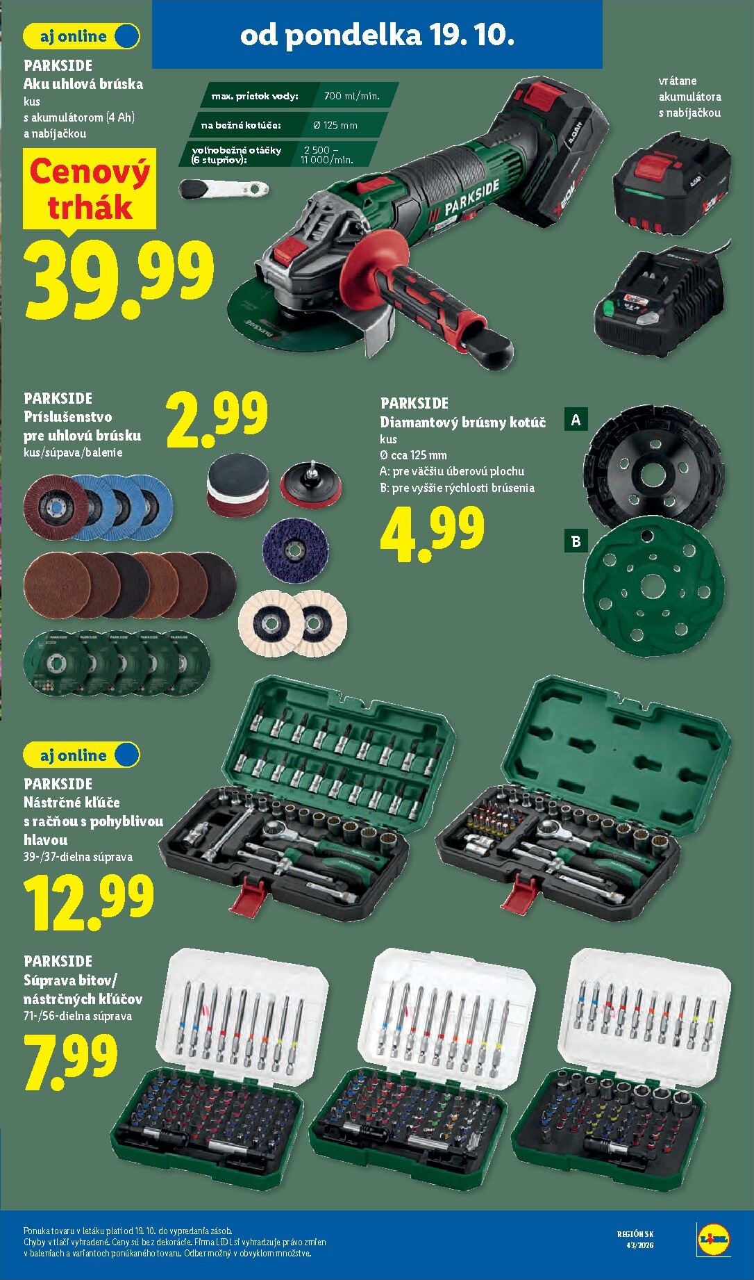 lidl - Nový Lidl leták od pondelka, 19.10.2026 do nedele, 25.10.2026 - page: 61