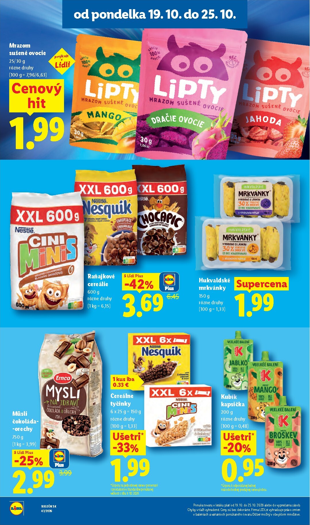 lidl - Nový Lidl leták od pondelka, 19.10.2026 do nedele, 25.10.2026 - page: 29